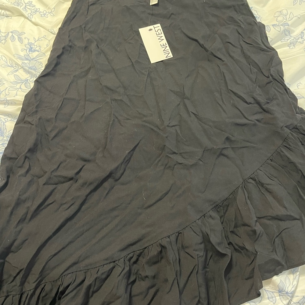 Nine West Charcoal Midi Skirt